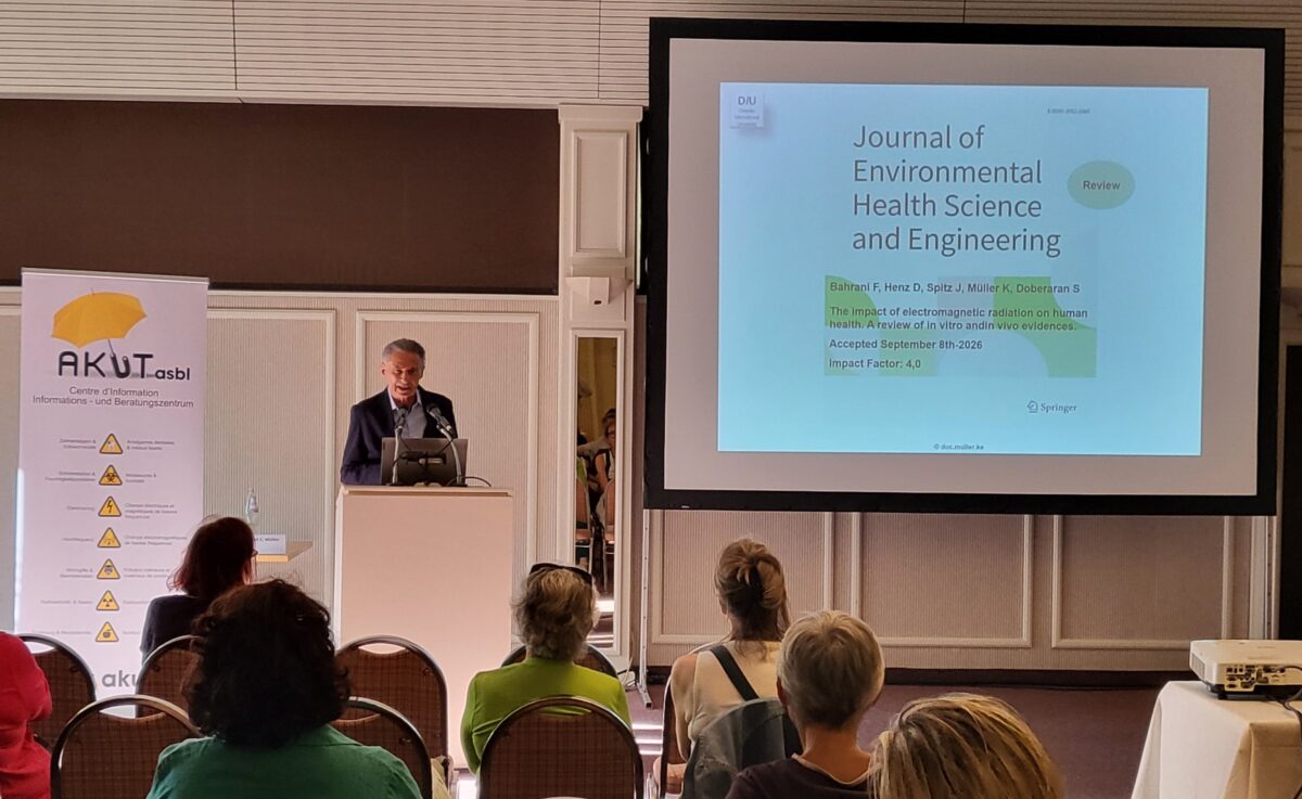 Konferenz „Klinische Umweltmedizin – was uns heute besonders beschäftigt“ am 26. September im Hotel Parc Belle-Vue in Luxemburg-Stadt.